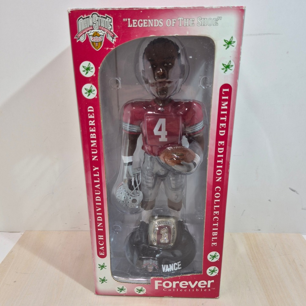 Ohio State 2002 National Champions Chris Vance Bobblehead Legends of the Shoe